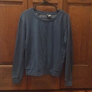H&M Teal Crewneck top